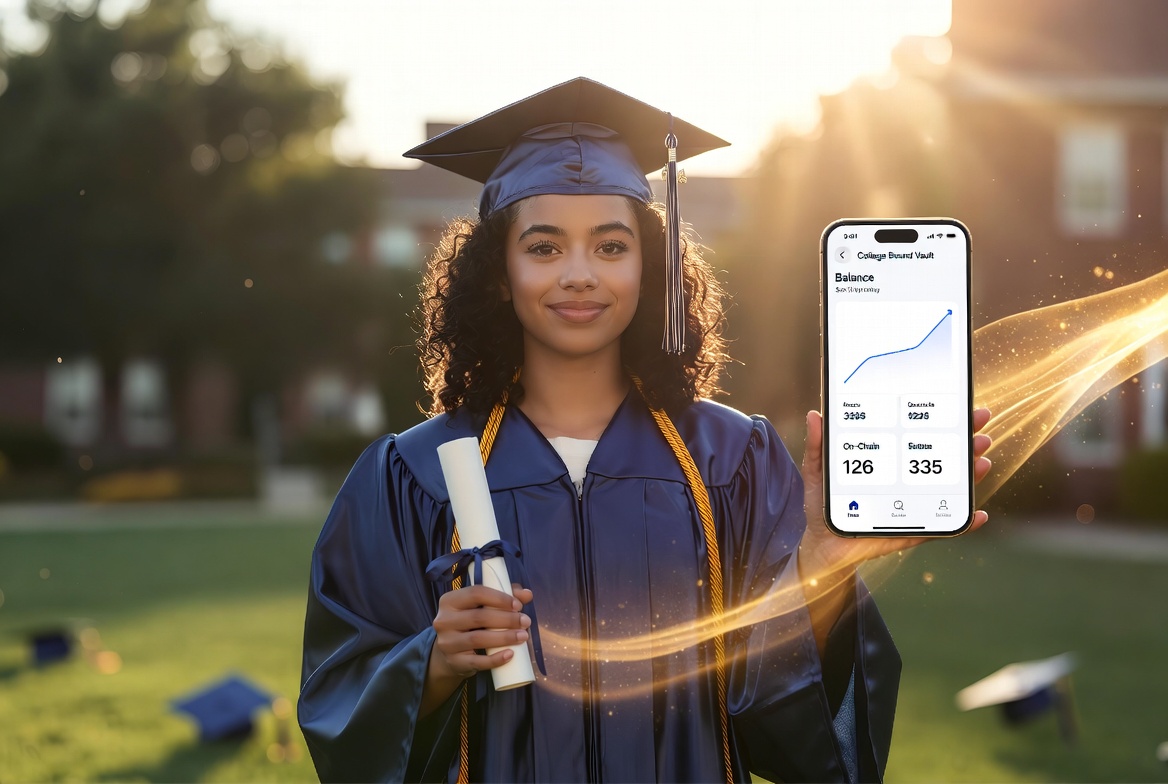 College Bound Vault: long-horizon education savings and support for children building a future.