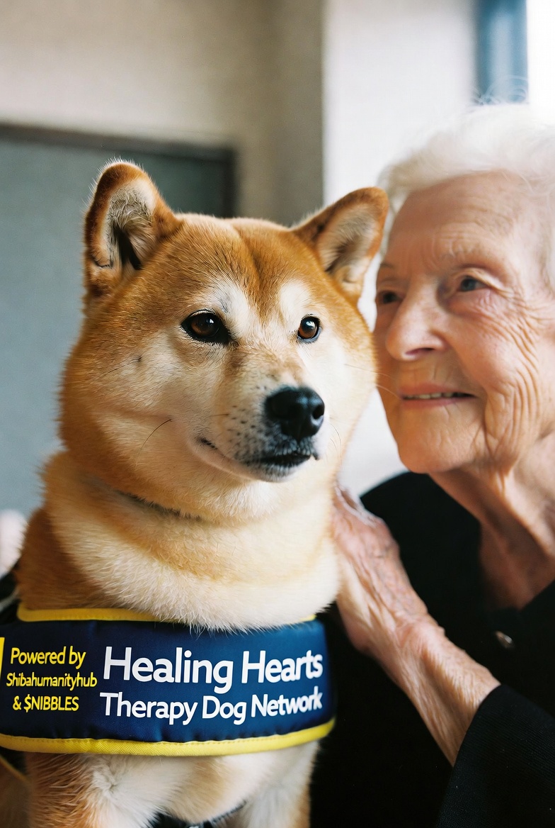 Healing Hearts Therapy Dog Network: trained shelter dogs bringing comfort to hospitals, nursing homes, and schools.