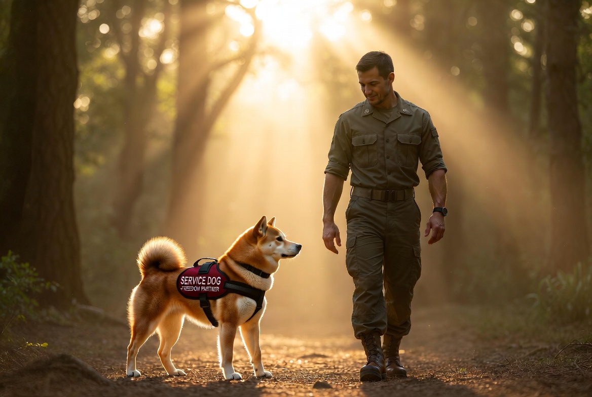 Service Dog Freedom Program: veterans and disabled warriors receive loyal service dogs free for life.